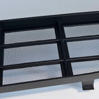 Durable matte black metal mesh grille for BYD vehicle protection and airflow.