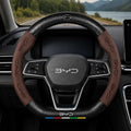 BYD Steering Wheel Cover Leather | Anti-Slip Fit for Atto 3, Dolphin, Qin, Song Plus EV & More bydaccessories.store