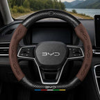 BYD Steering Wheel Cover Leather | Anti-Slip Fit for Atto 3, Dolphin, Qin, Song Plus EV & More bydaccessories.store