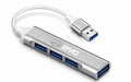 BYD_USB_Multi-Port_Hub_Adapter Silver USB hub with multiple ports