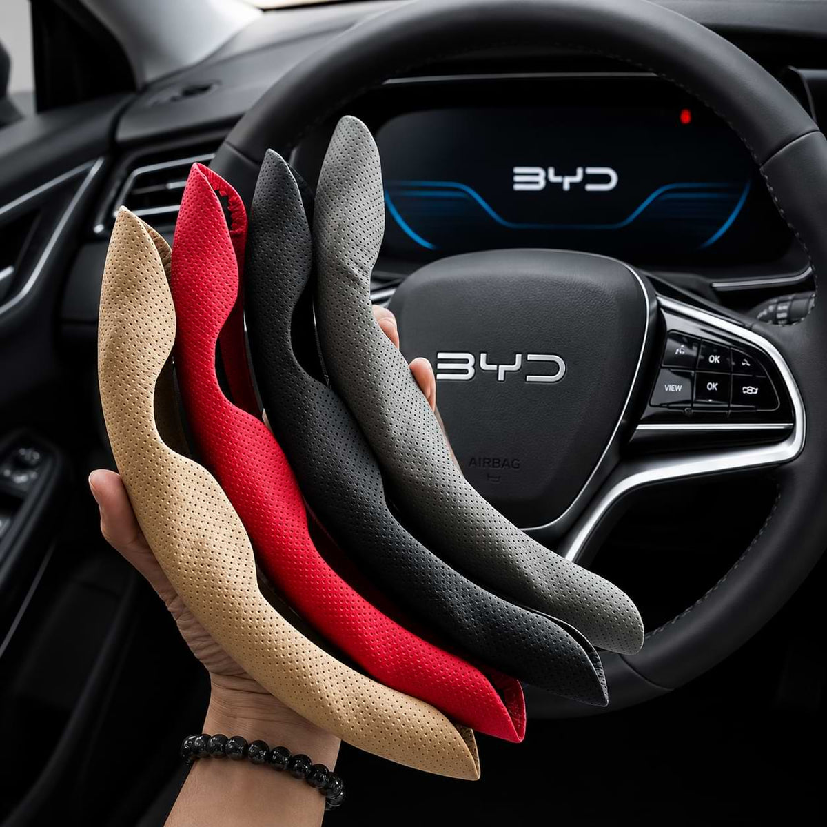BYD Universal Anti-Slip Steering Wheel Cover