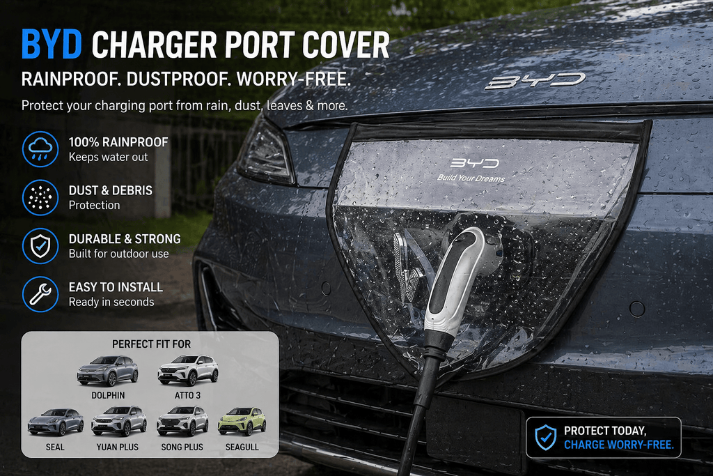 BYD charger port protection in rain