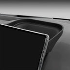 Black matte-finish interior storage tray with a sleek, contoured design for BYD accessories.