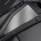 Silver metal patterned protective pedal plate for BYD car interior