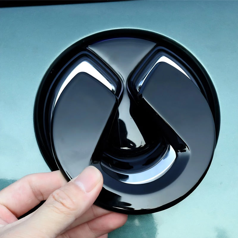 Glossy black high-quality plastic car accessory with a sleek, curved ergonomic design.