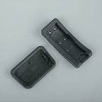 Two black durable rubber protective covers for BYD vehicle components.