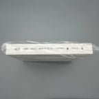 White BYD CN95 cabin air filter in protective plastic packaging.