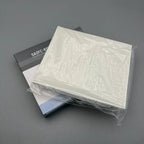 Packaged white protective film roll with SA2FC-819 label on a grey background.