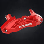 Professional red aluminum alloy brake caliper cover with G-Racing branding