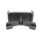 Professional matte black heavy-duty plastic car phone holder with adjustable mounting bracket