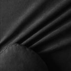 Premium black velvet car seat upholstery fabric with a soft, textured finish.