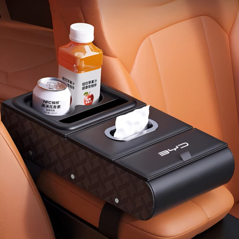 Center Console Tissue Holder for BYD Armrest Napkin Box AUTOEVEX