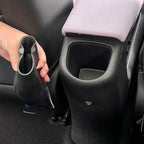 Black flexible silicone cup holder insert for BYD car center console