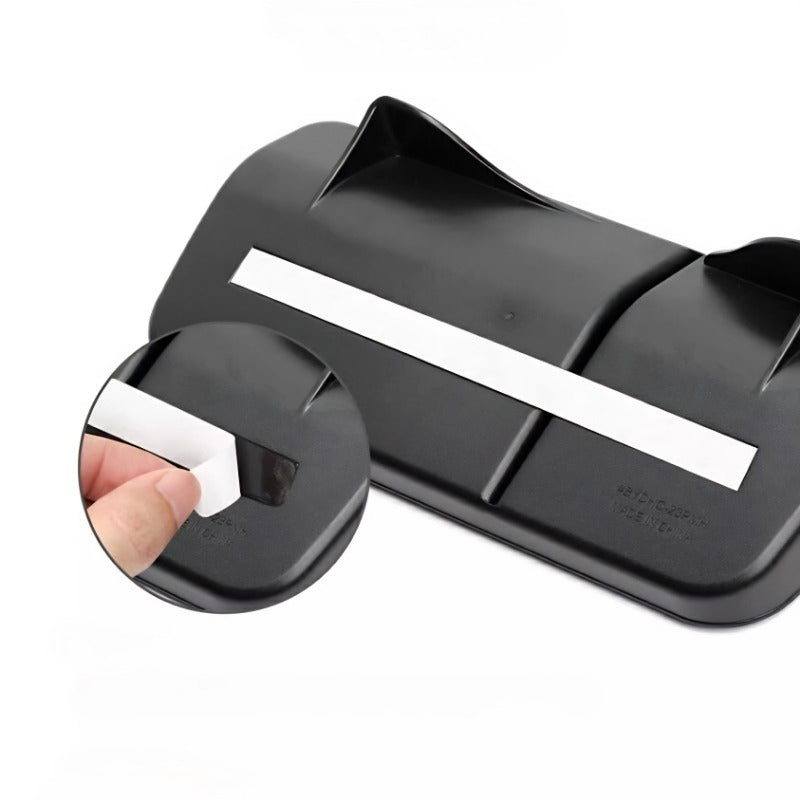 Professional black ABS plastic car interior accessory with adhesive backing for easy installation.