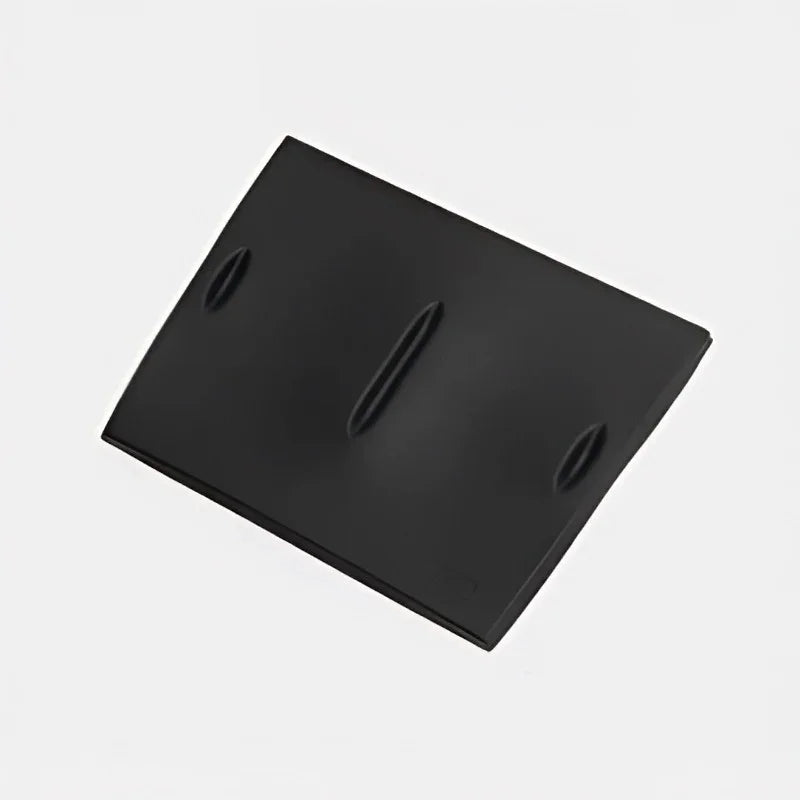 Professional matte black durable rubber car floor mat with integrated non-slip ridges