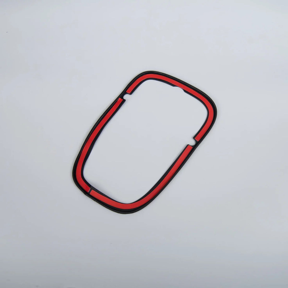 Black and red rubber gasket seal for BYD vehicle components.