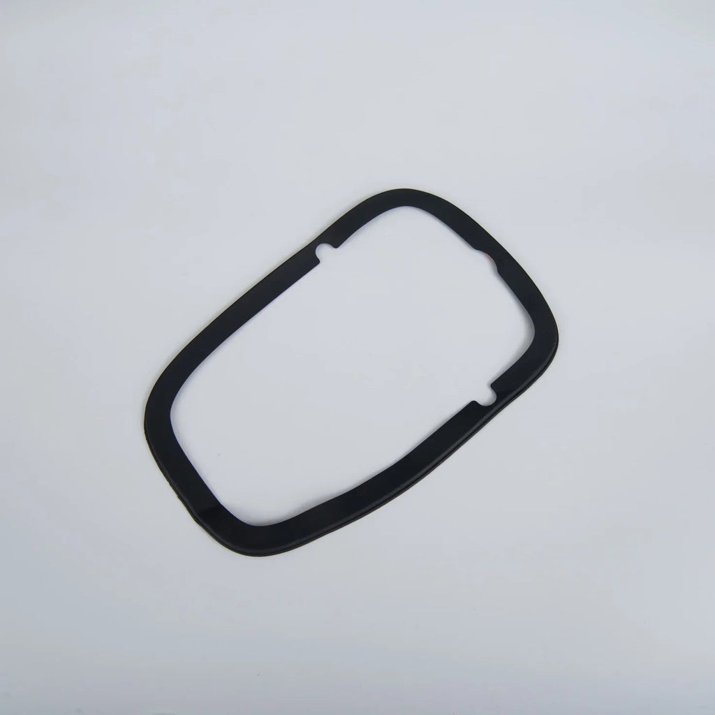 Black rubber automotive weatherstrip seal for precision door or window protection.