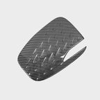 Black carbon fiber texture car door handle cover protector for BYD accessories.