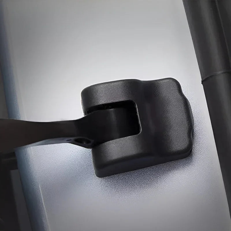 Black matte textured heavy-duty plastic mounting clip for BYD car interior accessories.