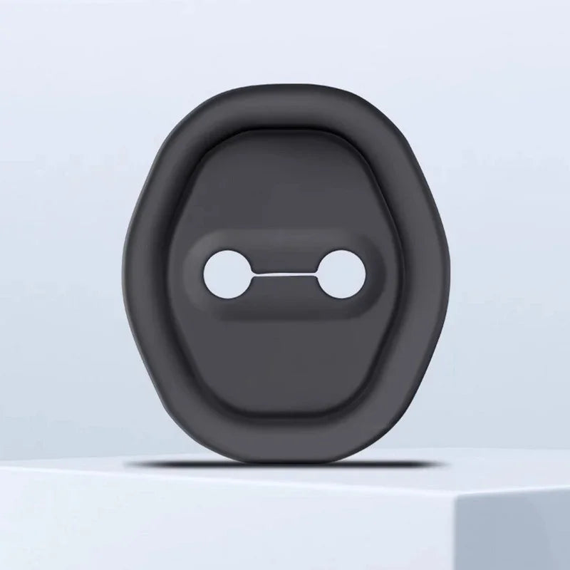 Black matte silicone protective cover for BYD car accessories.