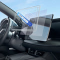 Clear tempered glass screen protector for BYD car infotainment system with easy press & slide install.