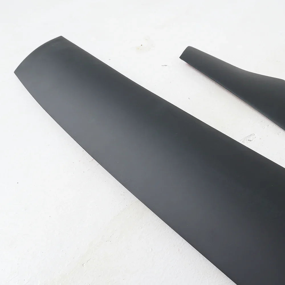 Matte black durable protective trim strip for BYD vehicle body parts.