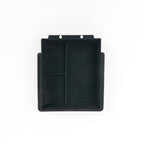 Black non-slip felt center console organizer tray for BYD car storage.