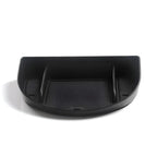Professional black durable plastic car organizer tray with a textured non-slip base