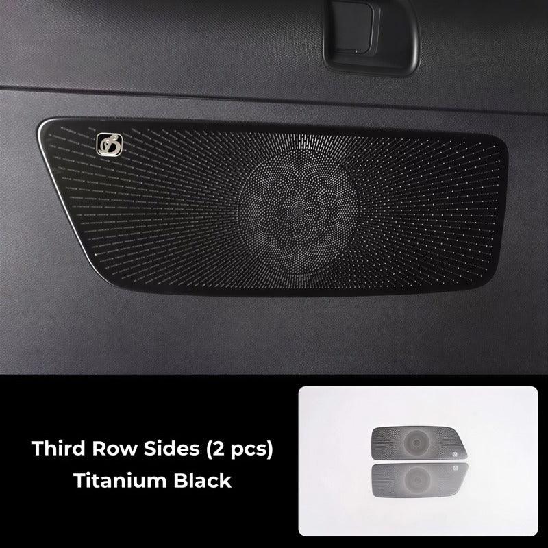 Titanium Black third row side speaker covers for BYD, featuring a durable textured finish.