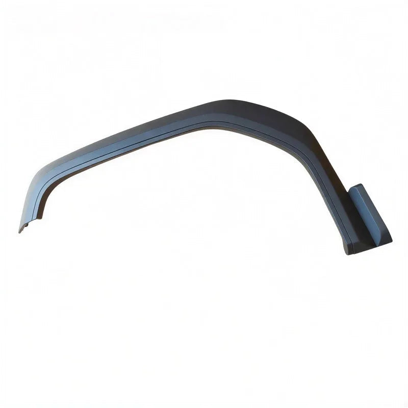 Matte black textured ABS plastic wheel arch fender flare for car body protection.