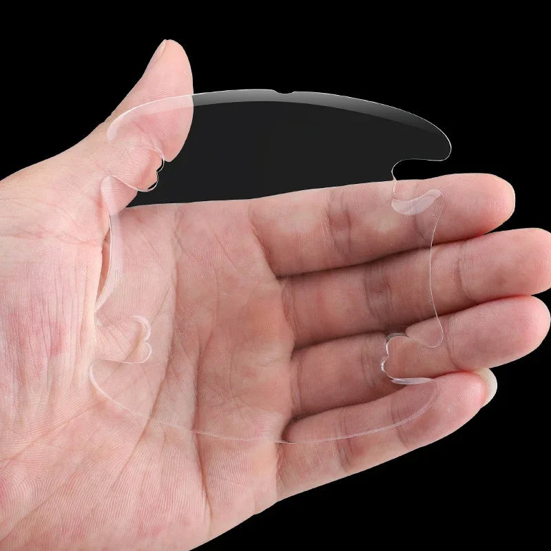 Transparent TPU protective film for car interior surfaces, showing flexible and clear material.