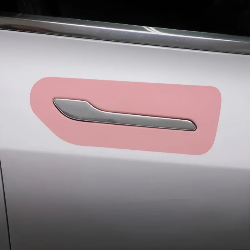 Pink protective TPU door handle bowl cover for car door