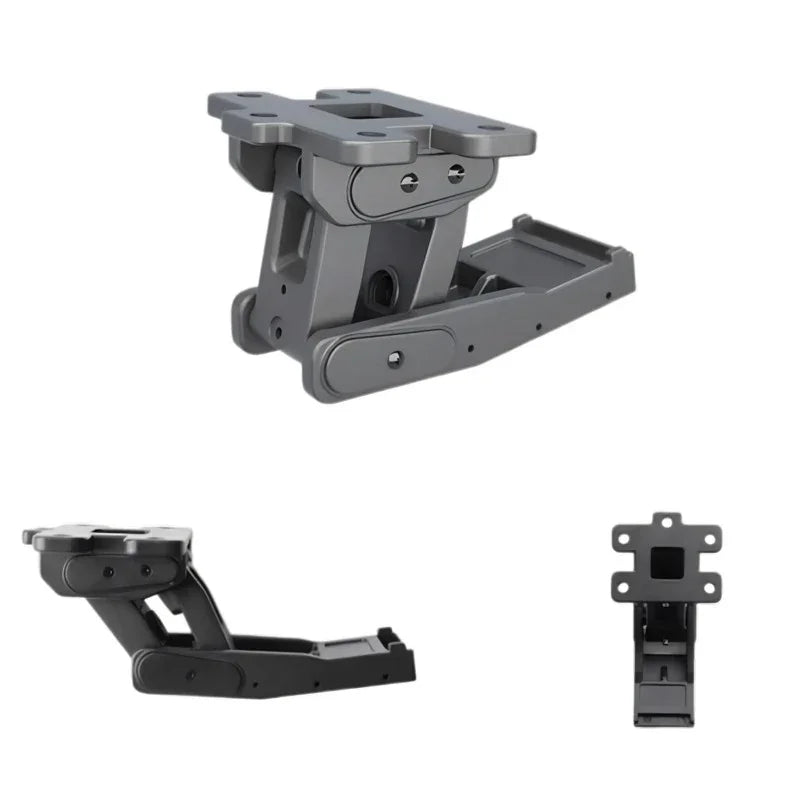 Durable matte black metal adjustable bracket for BYD vehicle accessories.