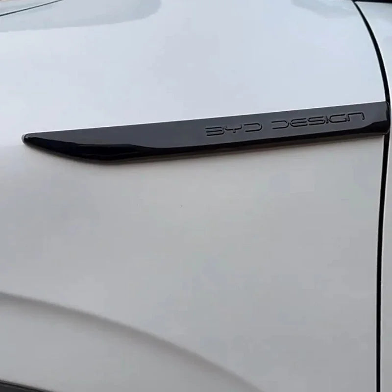 Black BYD Design door handle trim protector for BYD vehicles