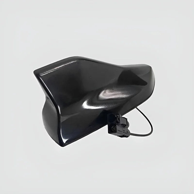Glossy black replacement side mirror cover made of durable high-shine material.