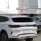 White shark fin antenna replacement for BYD SUV models.