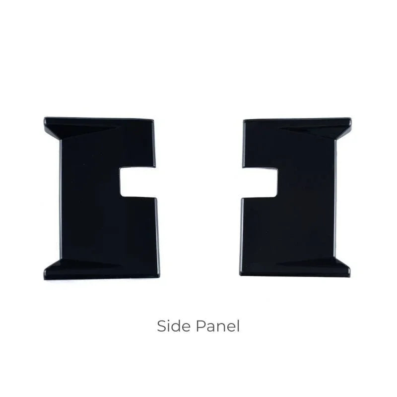 Pair of glossy black ABS plastic side panels for BYD car interior decoration