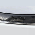Black carbon fiber texture decorative trim for BYD vehicle interior accents.