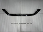 Sleek black bumper lower grille trim for BYD vehicles.