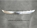 Chrome silver BYD emblem trim for bumper grille