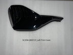 Glossy black left trim cover for BYD vehicle, durable high-quality aftermarket replacement part.