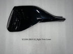 Glossy black right trim cover made of durable high-shine material for BYD car interior protection.