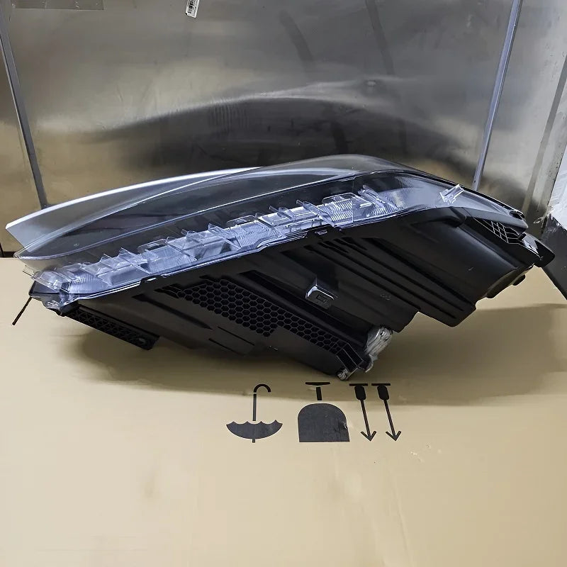 Sleek black aftermarket LED headlight assembly for BYD vehicles with clear lens housing.