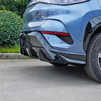 Glossy black aerodynamic rear diffuser for BYD Seal 07 EV, made of high-quality durable resin.