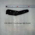 Black durable plastic SC2E-2803411 front bumper right bracket for BYD vehicles.