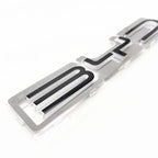 Professional black and silver BYD emblem accessory made of durable high-quality material