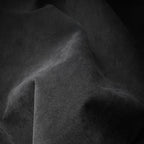 Premium black suede microfiber fabric texture for luxury BYD car interior accessories.