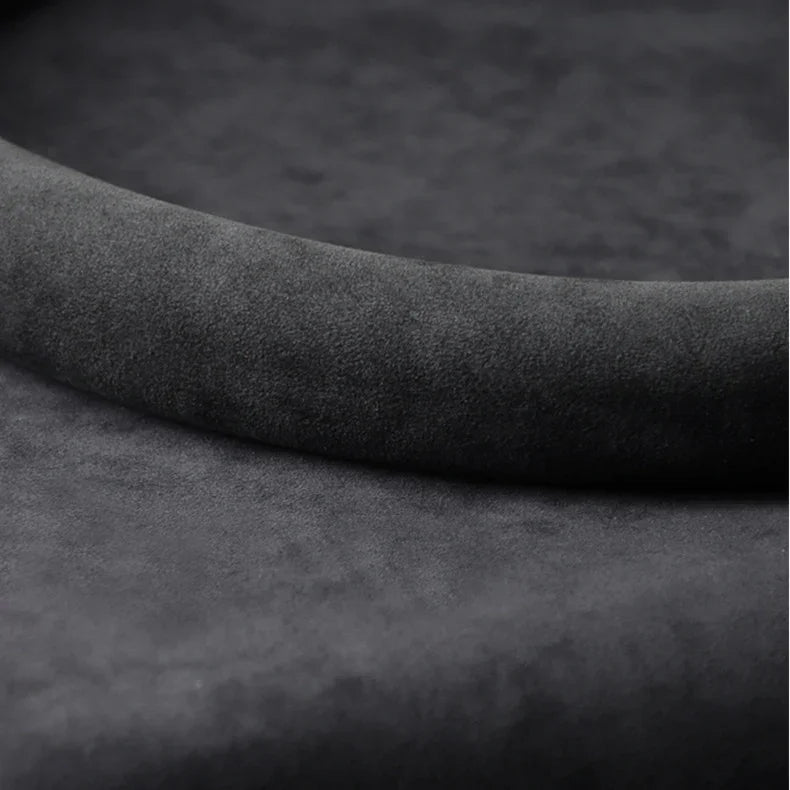 Premium black microfiber suede texture for durable BYD car interior protection.