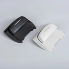 Premium matte black and cream white car center console armrest covers for BYD accessories.