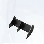 Professional matte black metal car accessory with a durable multi-slotted design.